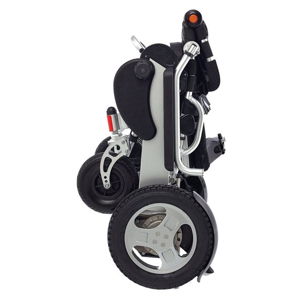 Ezee Fold 3G Black Electric Wheelchair with 12-in Rear Wheels