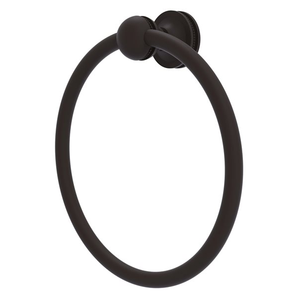 Allied Brass Mambo Oil-Rubbed Bronze Wall Mount Towel Ring