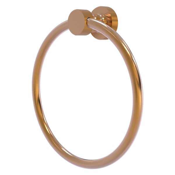Allied Brass 6-Inch Towel Ring - Brushed Bronze Bathroom Hardware