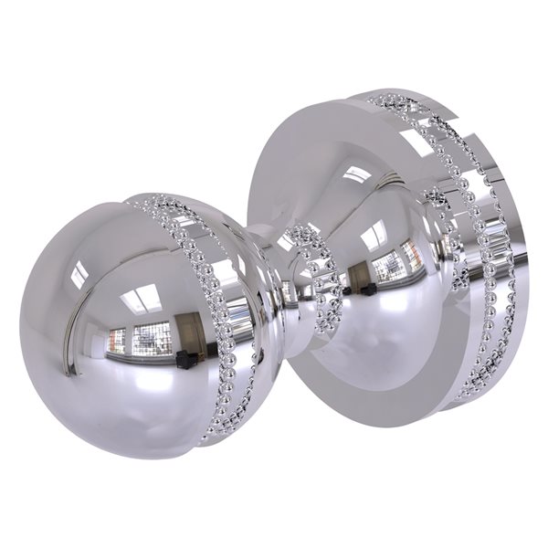 Allied Brass Mambo 1-Hook Polished Chrome Towel Hook