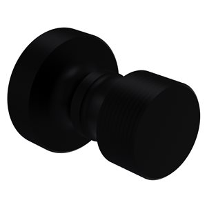 Allied Brass Foxtrot 1-Hook Matte Black Towel Hook