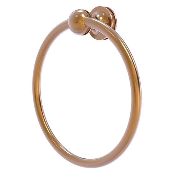Allied Brass Mambo Brushed Bronze Wall Mount Towel Ring
