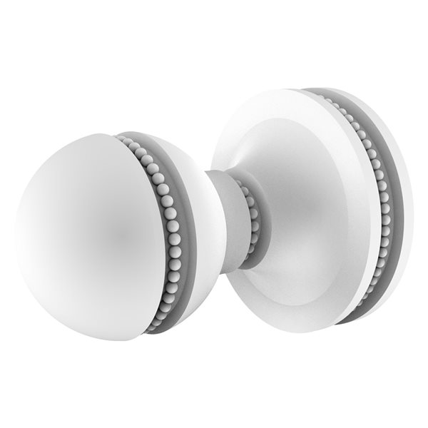 Allied Brass Mambo 1-Hook Matte White Towel Hook