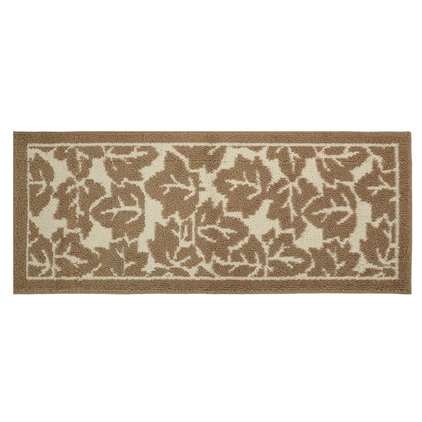 Nova Home Collection 20-in x 48-in Taupe Rectangular Indoor Utility Mat