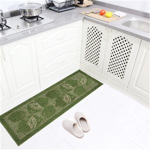 Nova Home Collection 20-in x 48-in Green Rectangular Indoor Utility Mat