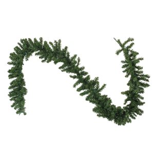 Northlight 9-ft x 10-in Pre-Lit LED Canadian Pine Artificial Christmas Garland - Clear Lights