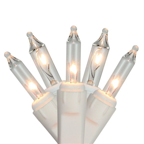 Sienna 150 Clear Shimmering Mini Icicle Christmas Lights