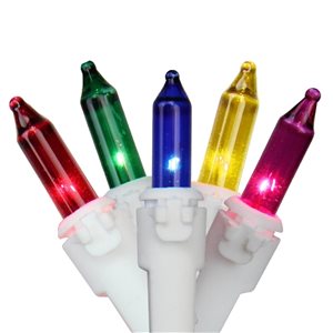 Northlight 50 Multicolour Mini Icicle Incandescent Christmas Lights