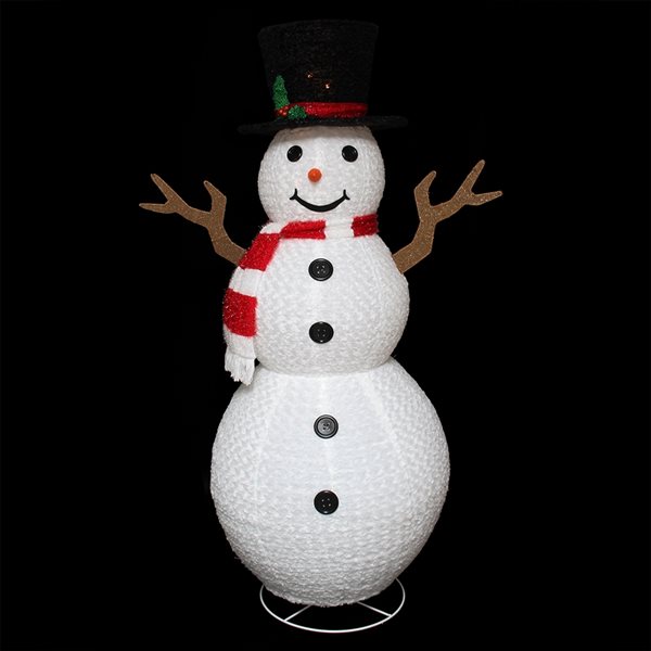 Sisal Snowman Outdoor Decor