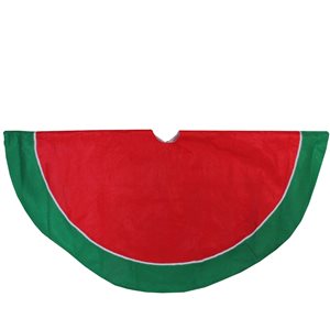 Northlight 48-in Red and Green Traditional Christmas Tree Skirt