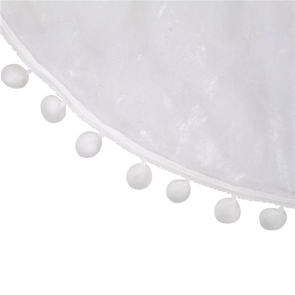 Northlight 36-in White Christmas Tree Skirt