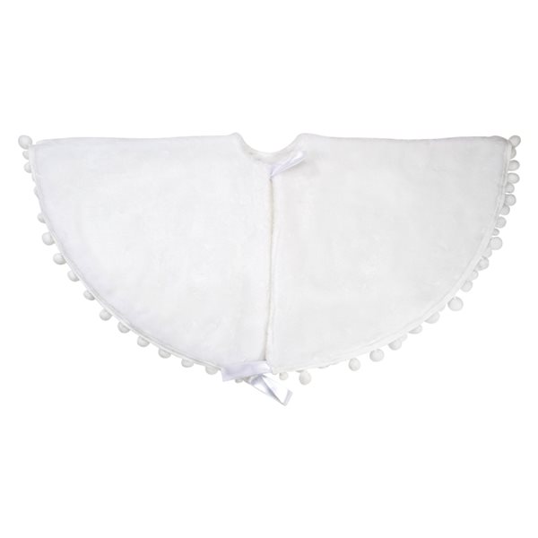 Northlight 36-in White Christmas Tree Skirt