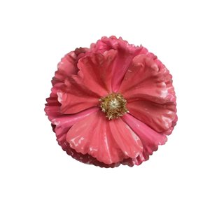 Northlight 4.75-in Pink Shiny Poppy Christmas Clip Ornament