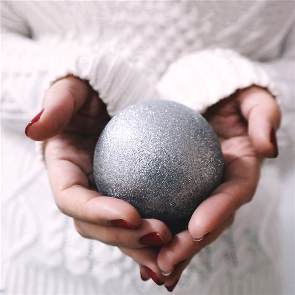 Northlight 2.5-in Shatterproof Silver Christmas Ball Ornaments