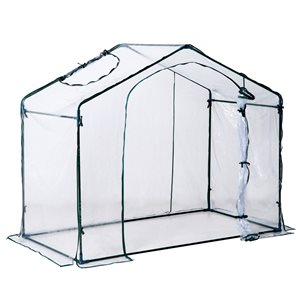 Outsunny 5.9-ft L x 3.4-ft W x 4.9-ft H Greenhouse