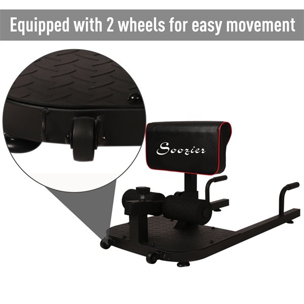 Soozier Adjustable In-Ground Mount Squat Machine