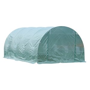 Outsunny 19.5-ft L x 9.8-ft W x 6.8-ft H High Tunnel