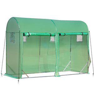Outsunny 9.8-ft L x 3.3-ft W x 6.6-ft H Greenhouse