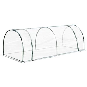 Outsunny 8.2-ft L x 3.3-ft W x 2.6-ft H Low Tunnel