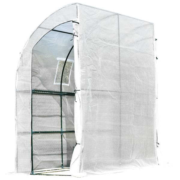 Outsunny 6.6-ft L x 3.3-ft W x 7-ft H Greenhouse