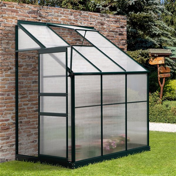 Outsunny 6.3-ft L x 4.1-ft W x 7.3-ft H Greenhouse