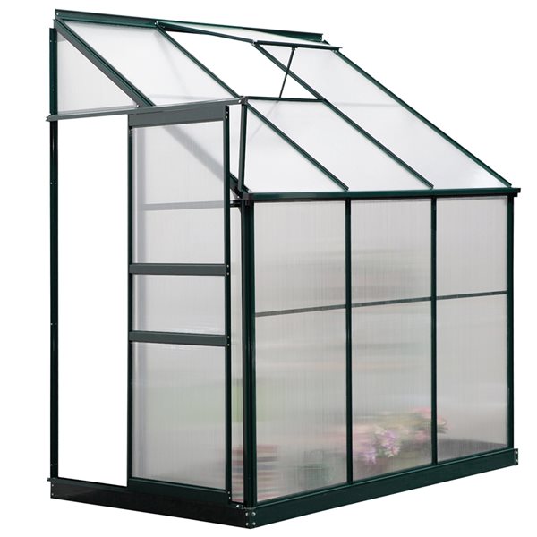 Outsunny 6.3-ft L x 4.1-ft W x 7.3-ft H Greenhouse