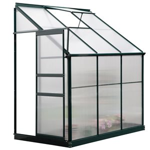 Outsunny 6.3-ft L x 4.1-ft W x 7.3-ft H Greenhouse