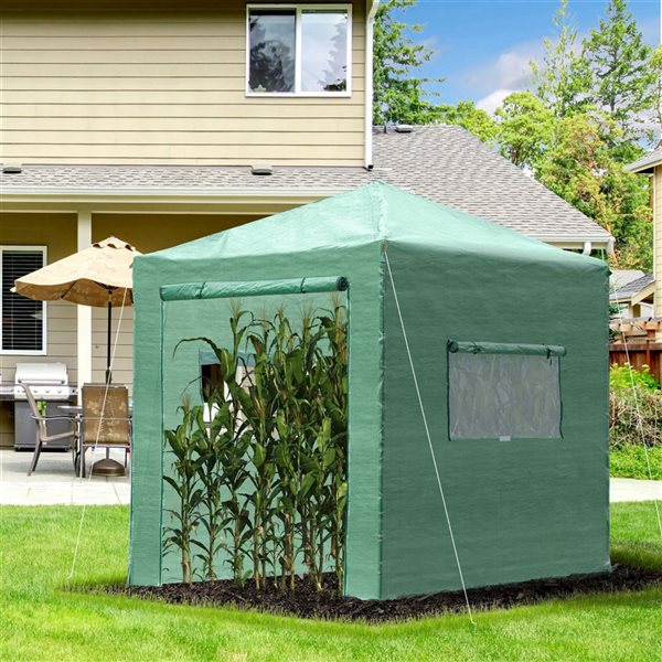 Outsunny 7.9-ft L x 5.9-ft W x 7.9-ft H Greenhouse