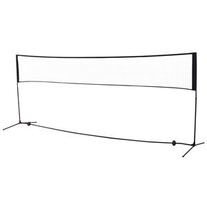 HomCom Outdoor/Indoor Badminton Net - Carrying Bag Included