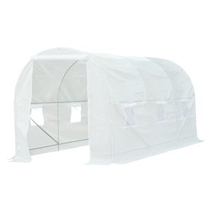 Outsunny 14.8-ft L x 6.6-ft W x 6.6-ft H High Tunnel