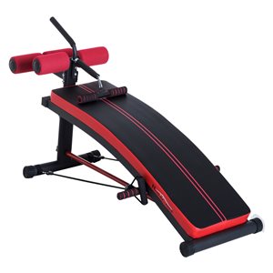 Soozier Adjustable In-Ground Mount Multifunction Sit-up Bench