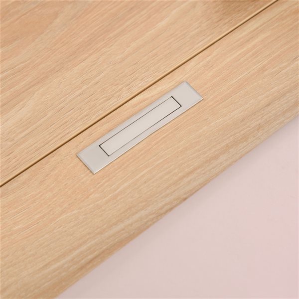 HOMCOM Brown/Tan 47.25-in Modern/Contemporary Writing Desk