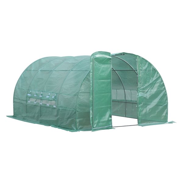 Outsunny 13-ft L x 9.7-ft W x 6.6-ft H High Tunnel 845-142 | RONA