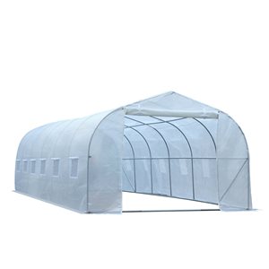 Outsunny 26.3-ft L x 9.8-ft W x 7-ft H High Tunnel