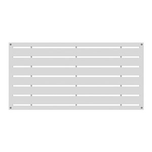 Barrette 0.3-in x 48-in x 24-in White Polypropylene Decorative Screen Panel