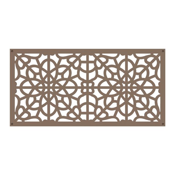 Barrette Saddle 0.3-in x 48-in x 24-in Polypropylene Decorative Screen Panel