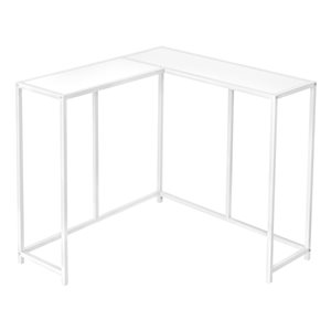 Table console moderne par Monarch Specialties, blanc