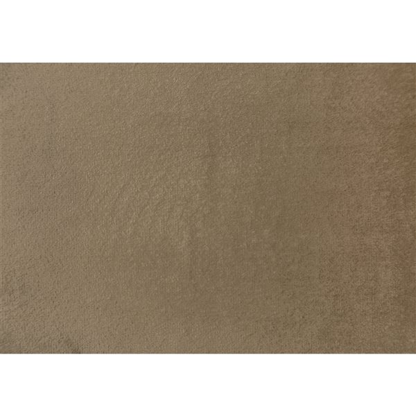 Panneau de rideau double assombrissant à doublure entrelacée par Monarch Specialties de 84 po en polyester taupe