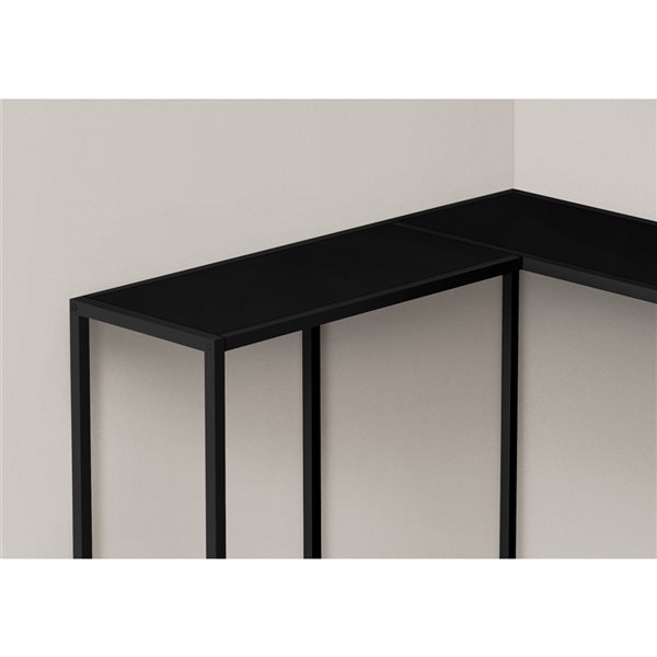 Monarch Specialties Black Modern Console Table