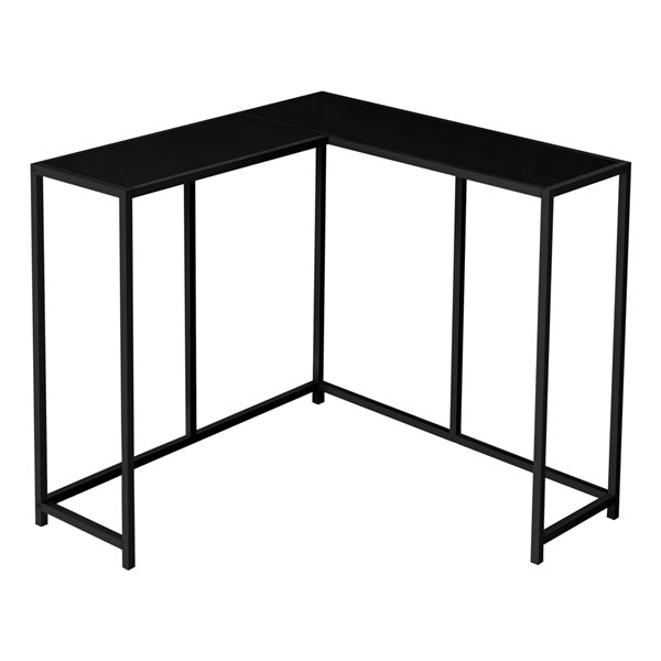 Table console moderne par Monarch Specialties, noir