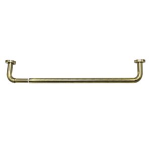 Versailles Home Fashions Privacy 66-in to 120-in Antique Brass Steel Single Curtain Rod