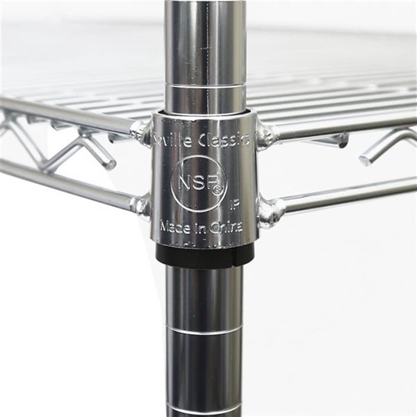 Seville Classics Vancouver 24 x 48 x 72-in 5-Tier Heavy Duty Shelving