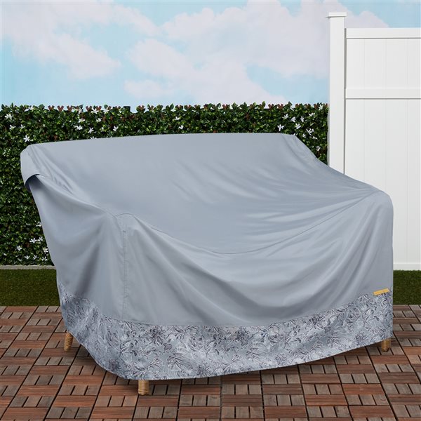 Classic Accessories Vera Bradley Grey Rectangle Polyester Patio Furniture Cover