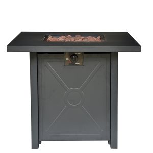 Bond Paddock Lane 50,000 BTU Black Steel Outdoor Liquid Propane Fire Pit