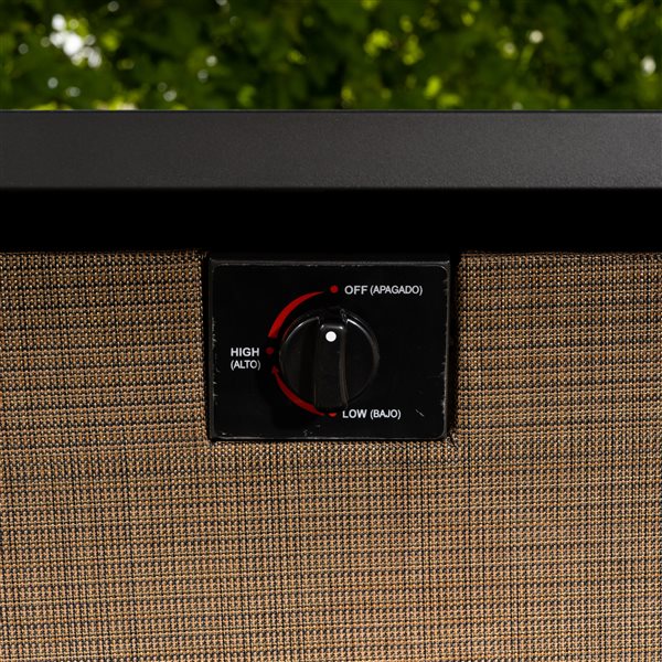 Bond Brently 50,000 BTU Brown Steel Outdoor Liquid Propane Fire Pit