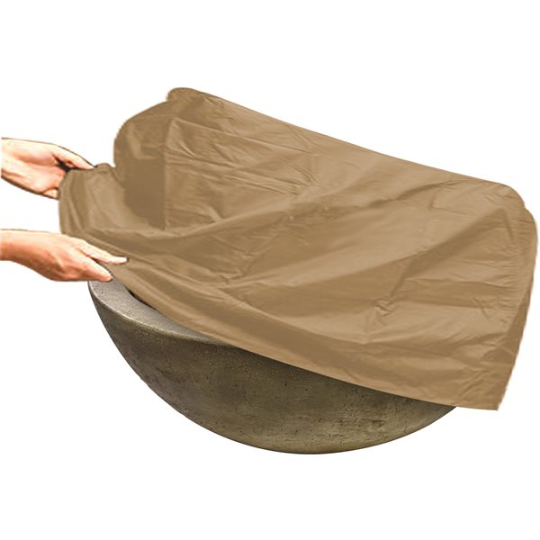 Bond Mondavi 65,000 BTU Brown Composite Outdoor Liquid Propane Fire Pit