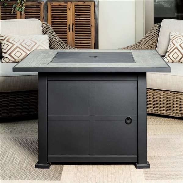 Bond Ashland 50,000 BTU Black Steel Outdoor Liquid Propane Fire Pit