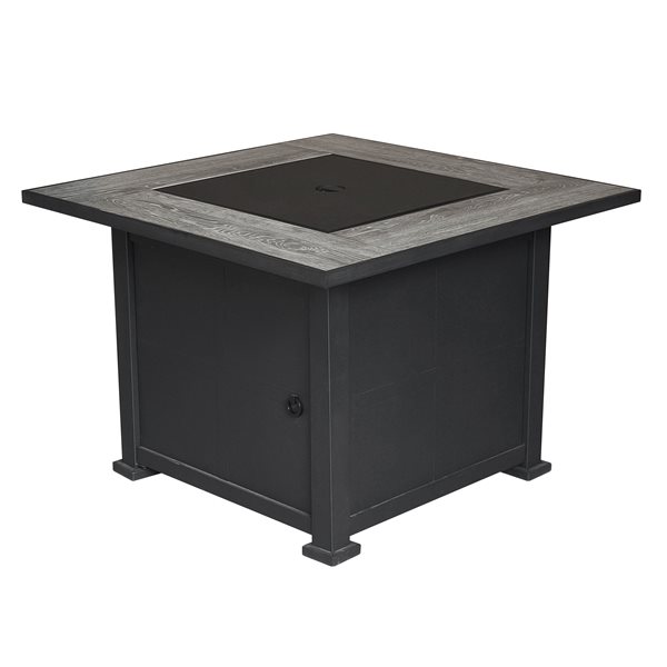 Bond Ashland 50,000 BTU Black Steel Outdoor Liquid Propane Fire Pit ...