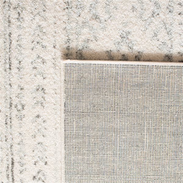 Safavieh Tulum Cibola 6-ft x 9-ft Ivory/Grey Rectangular Indoor Distressed/Overdyed Bohemian/Eclectic Area Rug