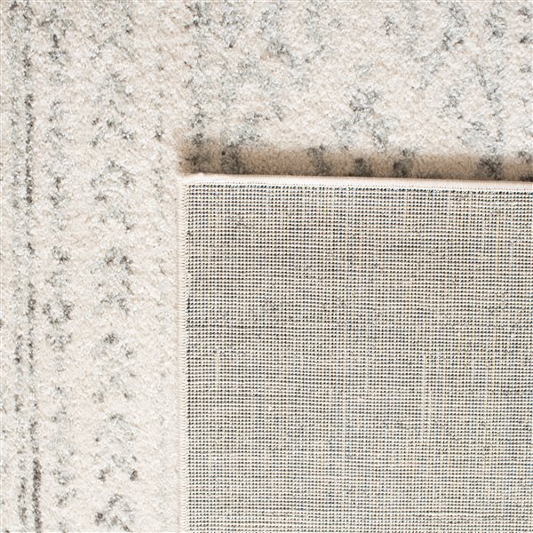 Safavieh Tulum Cibola 11-ft x 11-ft Ivory/Grey Square Indoor Distressed/Overdyed Bohemian/Eclectic Area Rug